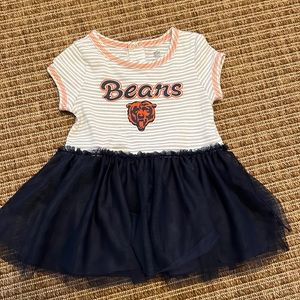 Chicago bears tutu dress - size 2T. Worn once. Perfect condition.